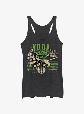 Star Wars: The Clone Wars Yoda Womens Tank Top