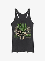 Star Wars: The Clone Wars Yoda Womens Tank Top