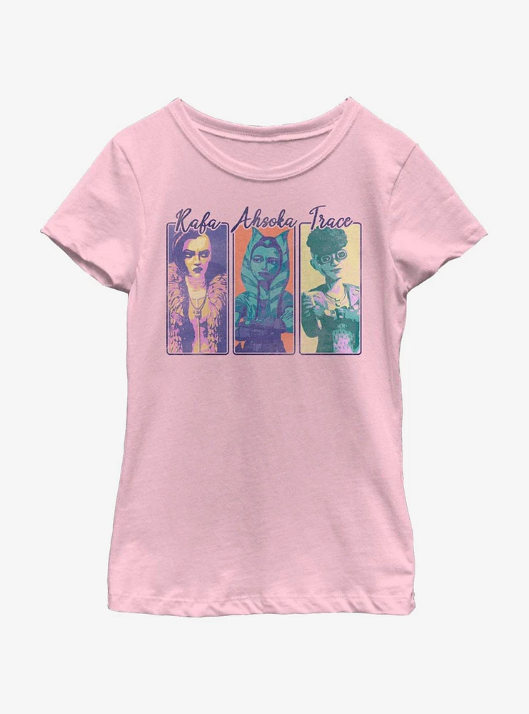Star Wars: The Clone Wars Ahsoka Girl Gang Youth Girls T-Shirt