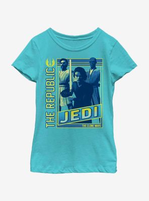 Star Wars: The Clone Wars Jedi Group Youth Girls T-Shirt