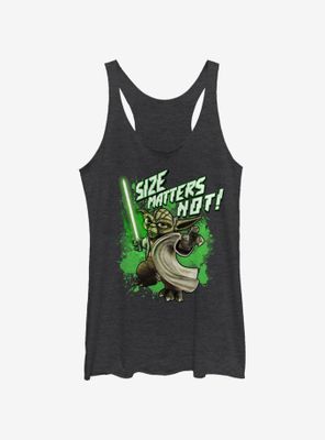 Star Wars: The Clone Wars Yoda Matters Not Womens Tank Top