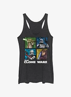 Star Wars: The Clone Wars Panel Four Womens Tank Top