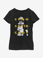 Star Wars: The Clone Wars Commander Cody Text Youth Girls T-Shirt