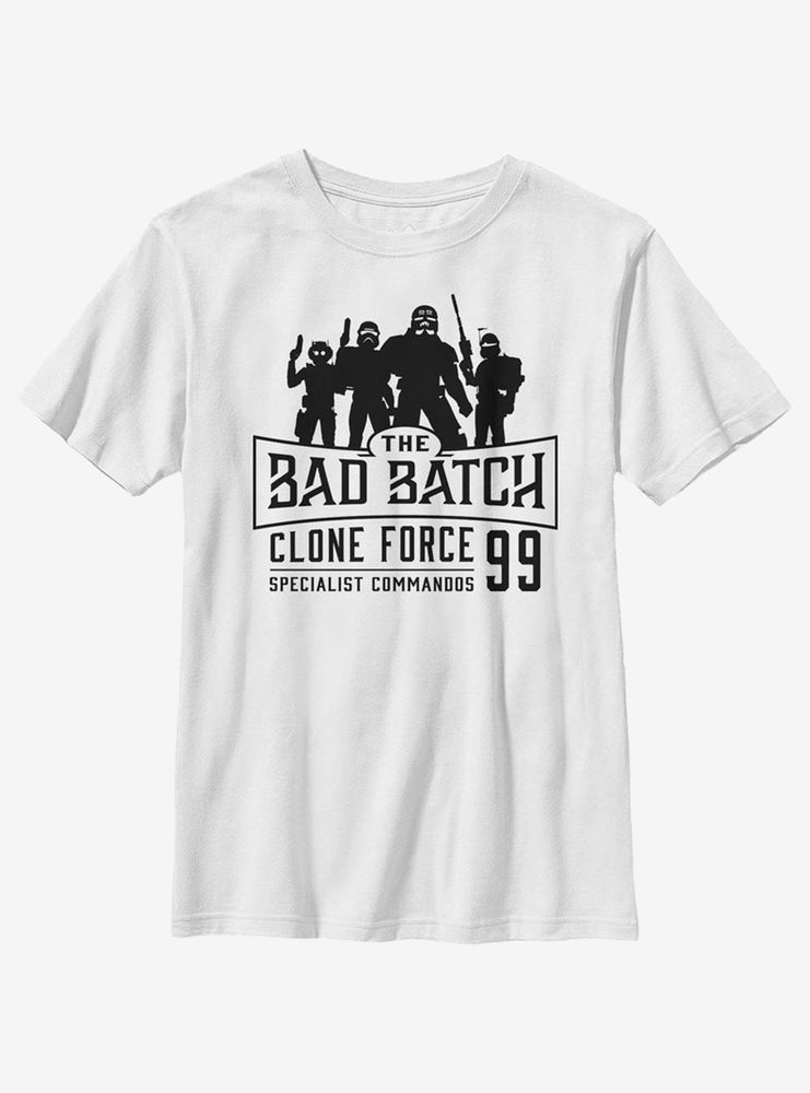 Star Wars: The Clone Wars Bad Batch Emblem Youth T-Shirt