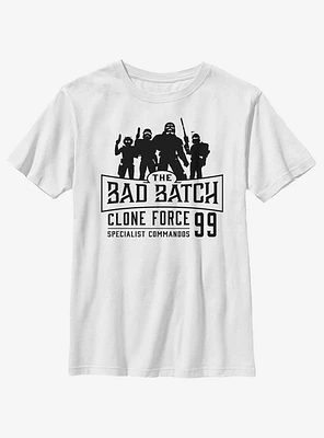 Star Wars: The Clone Wars Bad Batch Emblem Youth T-Shirt