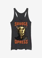 Star Wars: The Clone Wars Savage Opress Face Womens Tank Top