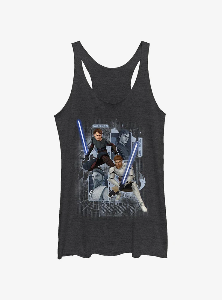 Star Wars: The Clone Wars Schematic Shot Womens Tank Top