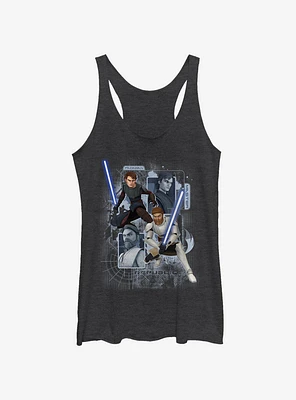 Star Wars: The Clone Wars Schematic Shot Womens Tank Top