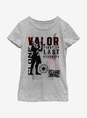 Star Wars: The Clone Wars Valor Troop Youth Girls T-Shirt