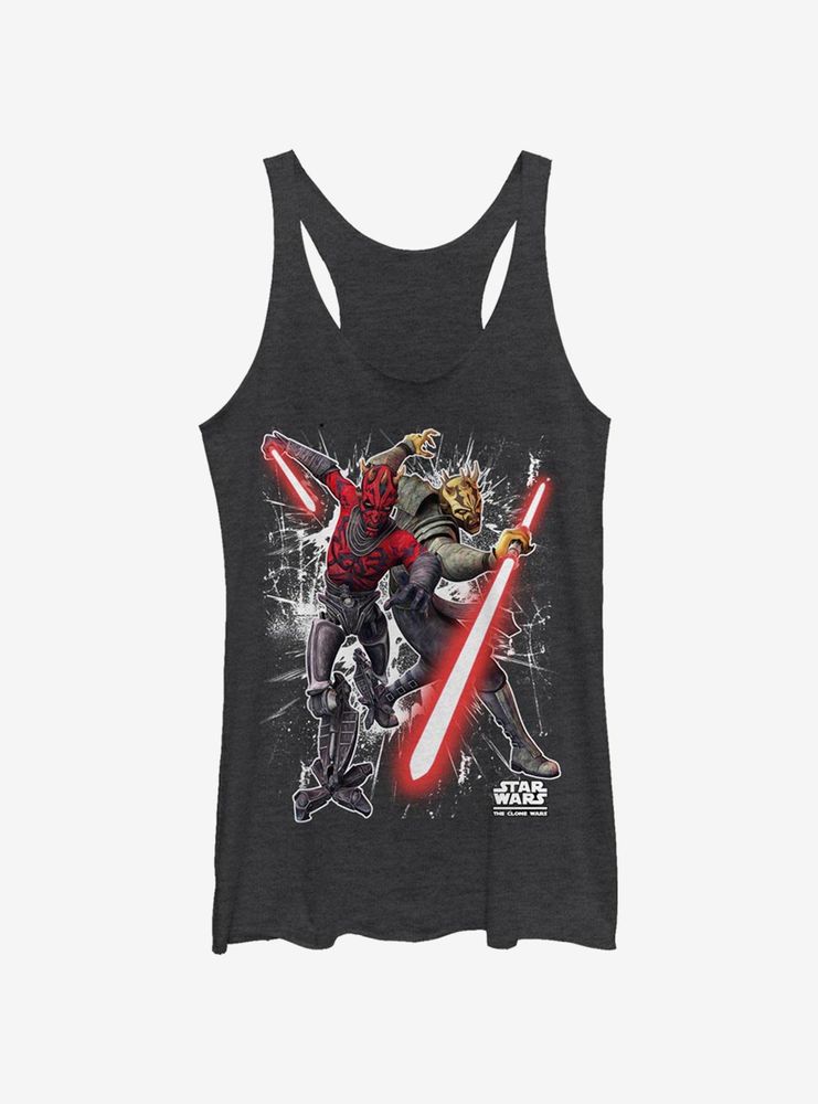 Star Wars: The Clone Wars Sith Brothers Womens Tank Top