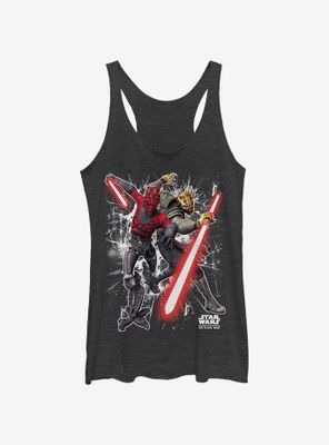 Star Wars: The Clone Wars Sith Brothers Womens Tank Top
