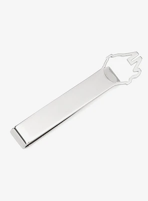 Star Wars Millennium Falcon Sterling Silver Cutout Tie Bar