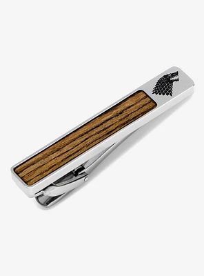 Game of Thrones Stark Inlaid Wood Tie Clip