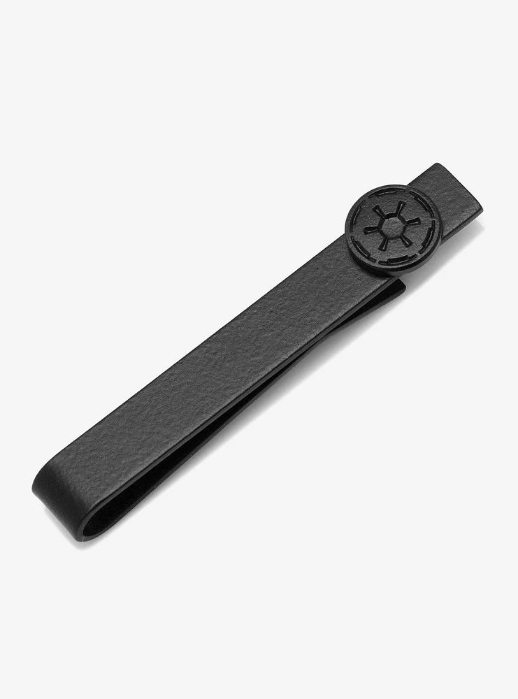 Star Wars Satin Black Imperial Symbol Tie Bar