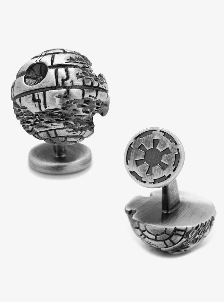 Star Wars 3D Death Star Ii Cufflinks