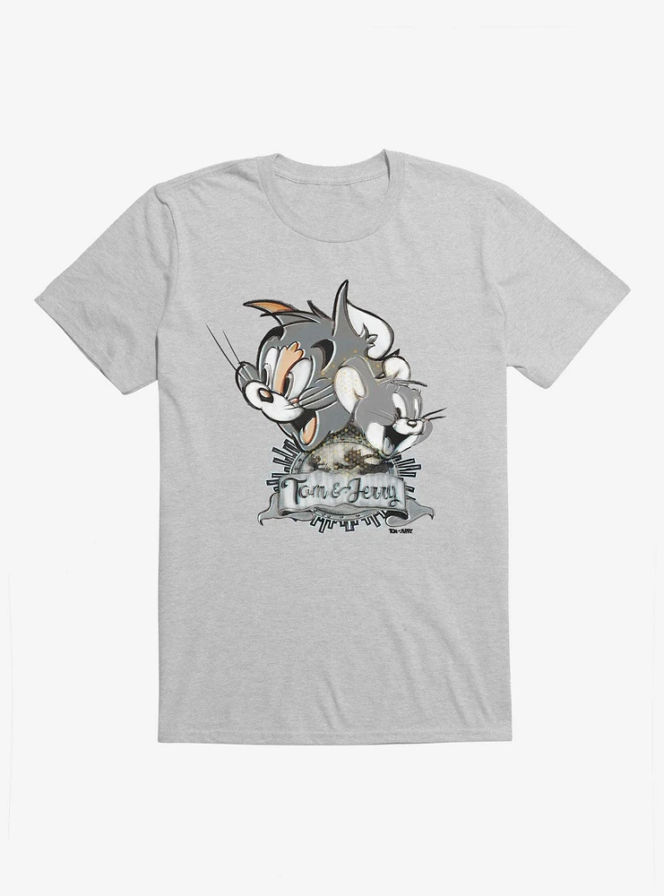 Tom And Jerry Vintage Banner T-Shirt