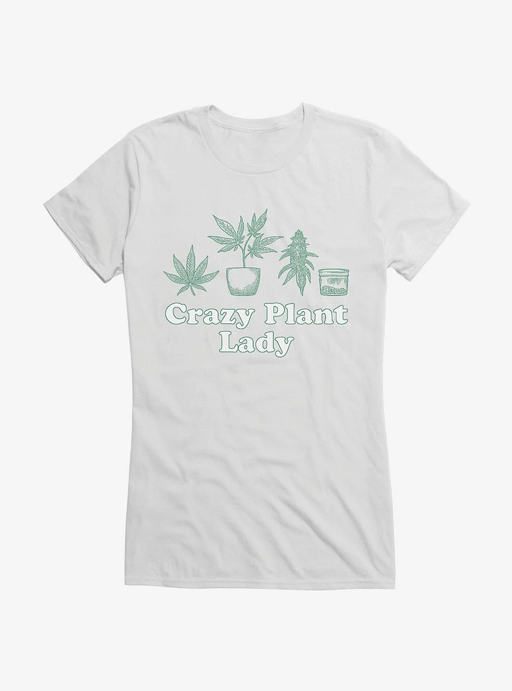 Hot Topic 420 Crazy Plant Lady Girls T-Shirt