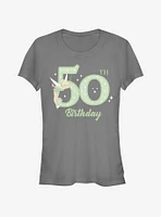 Disney Peter Pan Tinker Bell 50Th Birthday Girls T-Shirt