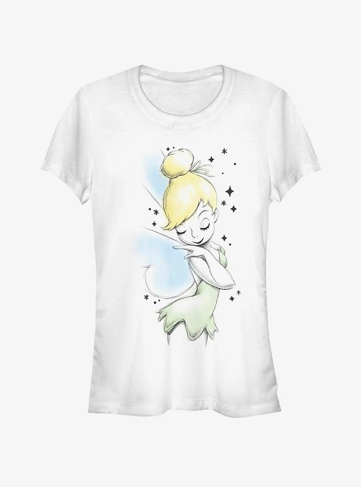 Disney Peter Pan Tinker Bell Sketch Girls T-Shirt