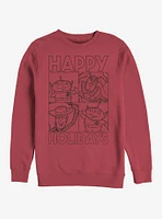 Disney Pixar Toy Story Holiday Crew Sweatshirt