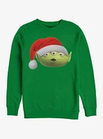 Disney Pixar Toy Story Santa Alien Crew Sweatshirt