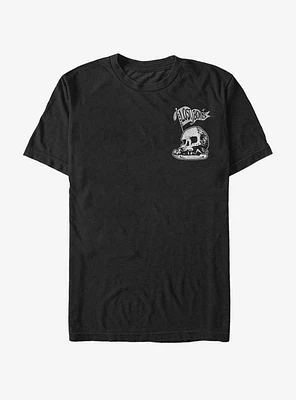 Disney Peter Pan Skull Rocket Flag T-Shirt