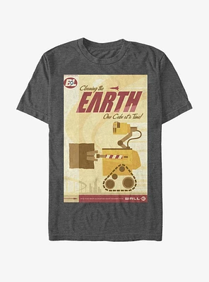 Disney Pixar Wall-E Cleaning The Earth Poster T-Shirt