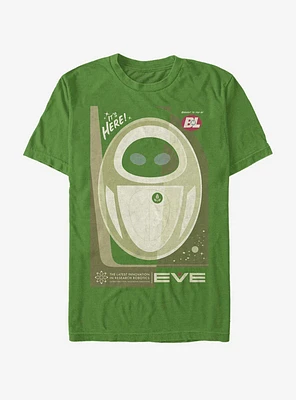 Disney Pixar Wall-E Eve Is Here Poster T-Shirt