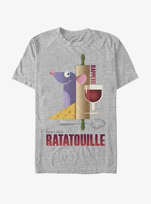 Disney Pixar Ratatouille Bon Appetit Poster T-Shirt