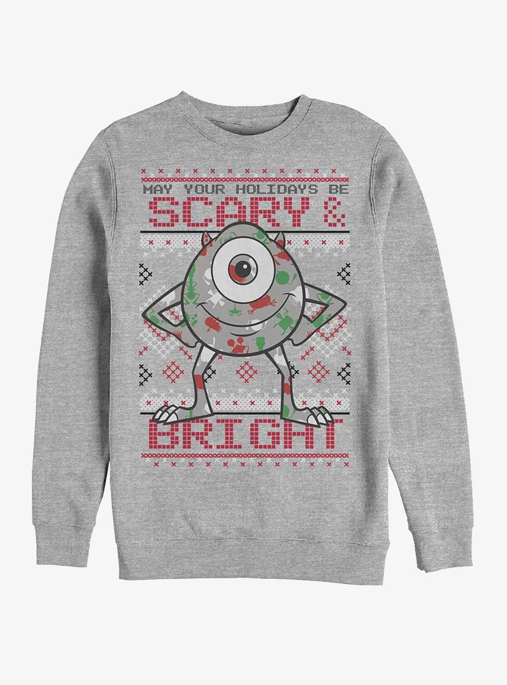 Disney Pixar Monsters University Eye Holiday Crew Sweatshirt