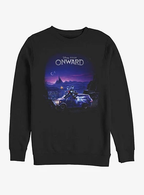 Disney Pixar Onward Poster Knockout Crew Sweatshirt