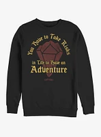 Disney Pixar Onward Risk For Adventure Crew Sweatshirt