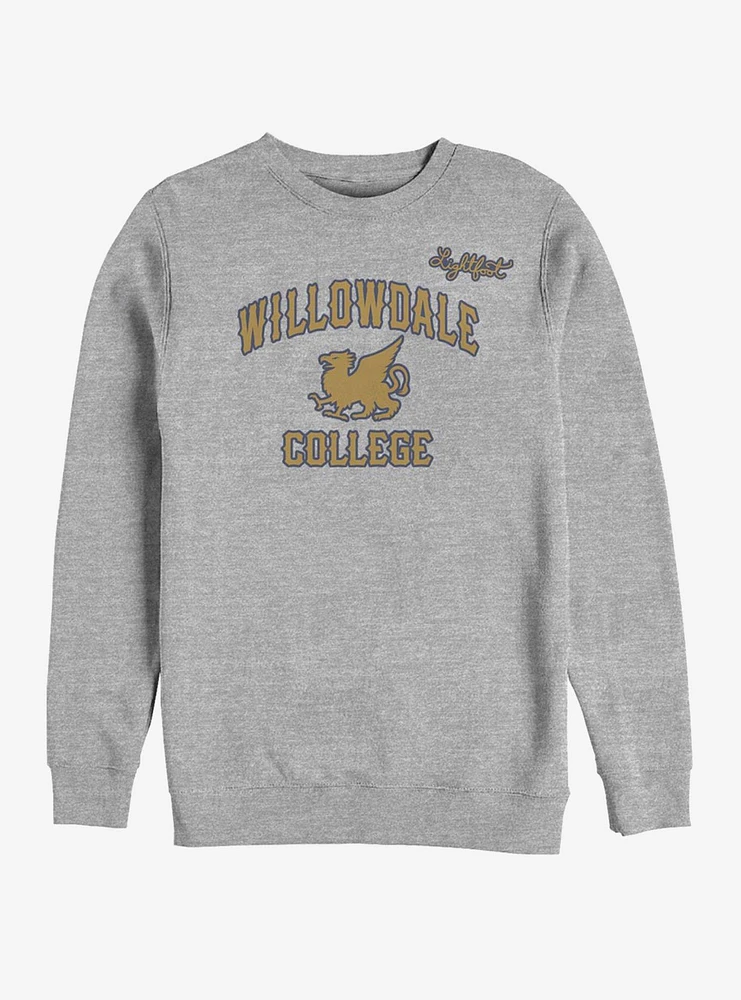 Disney Pixar Onward Willowdale College Crew Sweatshirt