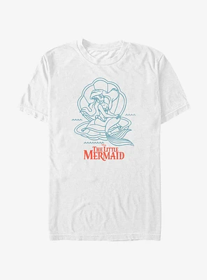 Disney Little Mermaid Ariel Linework T-Shirt