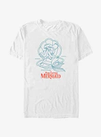 Disney Little Mermaid Ariel Linework T-Shirt