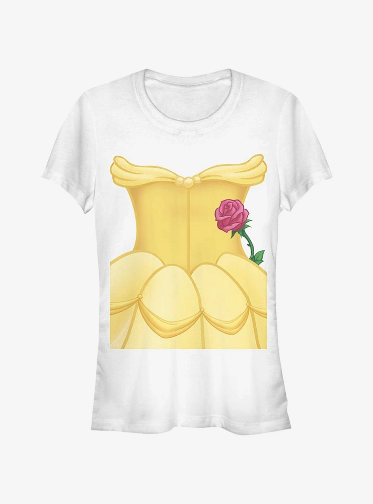 Disney Beauty and The Beast Belle Faux Costume Girls T-Shirt