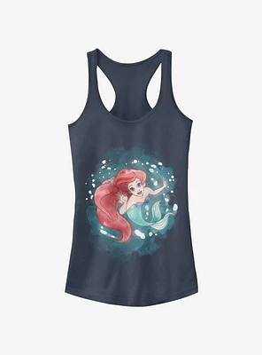 Disney Little Mermaid Sea Colors Girls Tank