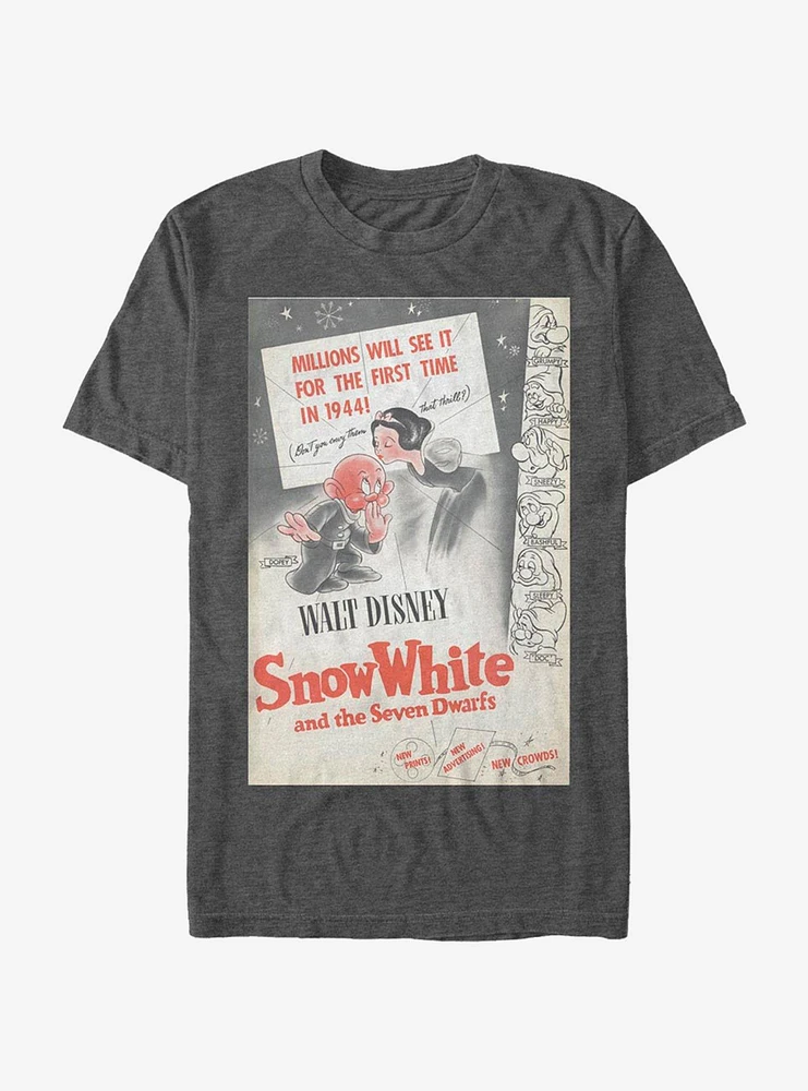 Disney Snow White Red Dopey Poster T-Shirt