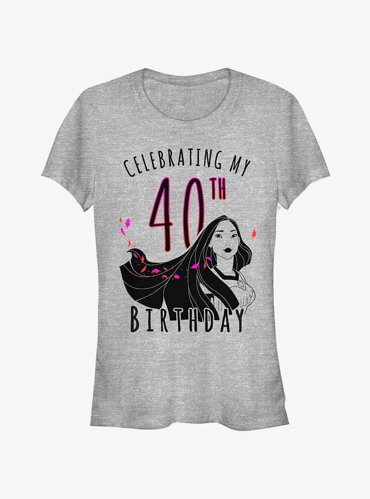 Disney Pocahontas Poca 40th Birthday Girls T-Shirt