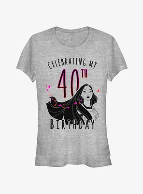 Disney Pocahontas Poca 40th Birthday Girls T-Shirt