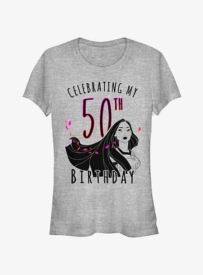 Disney Pocahontas Poca 50th Birthday Girls T-Shirt