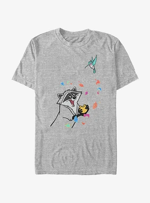 Disney Pocahontas Meeko And Flit T-Shirt