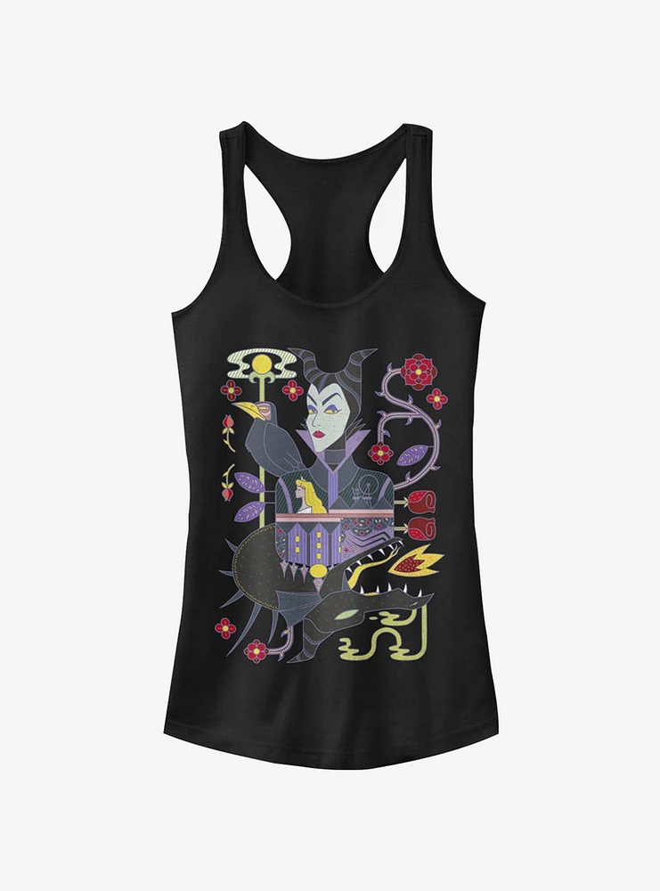 Disney Sleeping Beauty Dual Maleficent Girls Tank