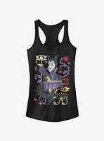 Disney Sleeping Beauty Dual Maleficent Girls Tank