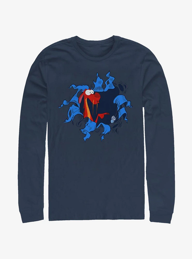 Disney Mulan Oh Mushu Long-Sleeve T-Shirt