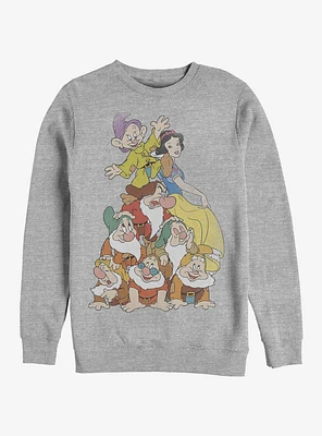 Disney Snow White Squad Dwarf Stack Sweatshirt