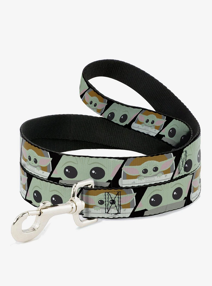 Star Wars The Mandalorian The Child Chibi Face Dog Leash