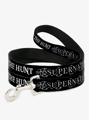 Supernatural Join The Hunt Logo Pentagram Dog Leash