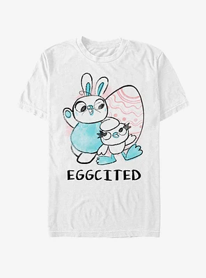 Disney Pixar Toy Story 4 Eggcited Ducky Bunny T-Shirt