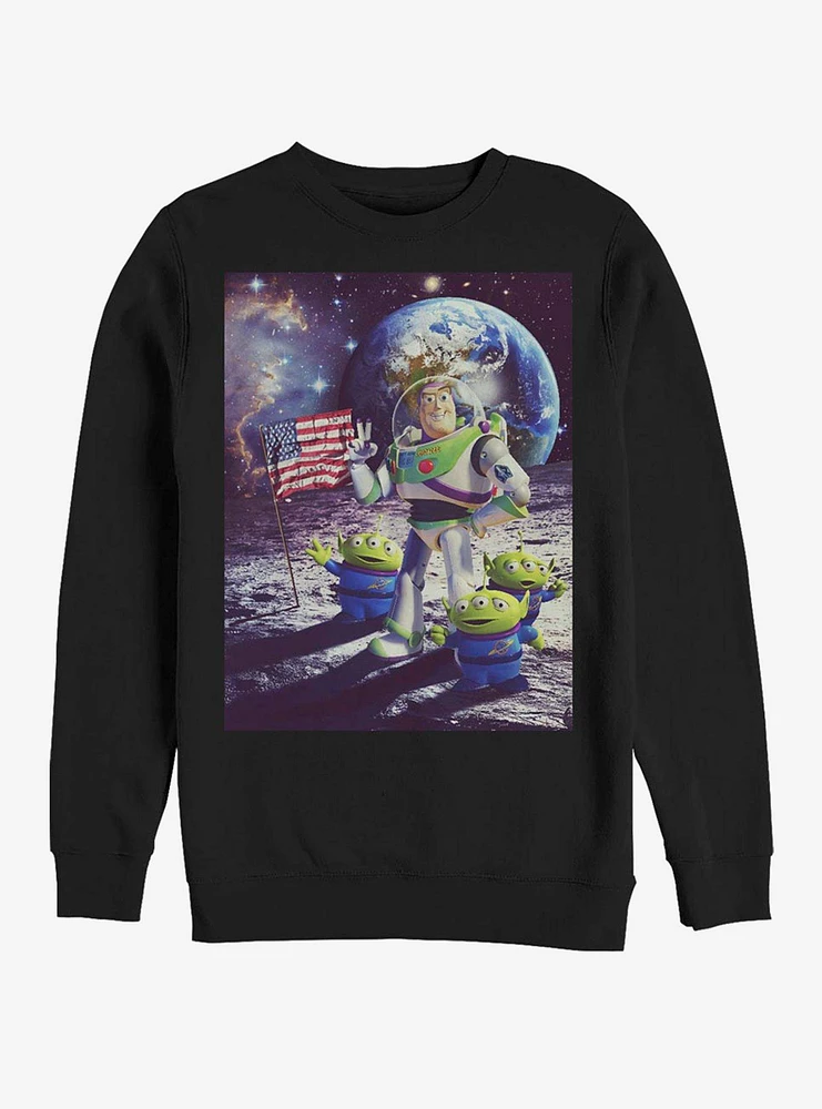 Disney Pixar Toy Story Moon Guy Crew Sweatshirt